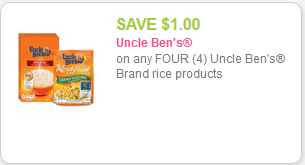 Uncle Bens coupon
