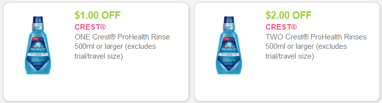 crest mouth rinse coupons