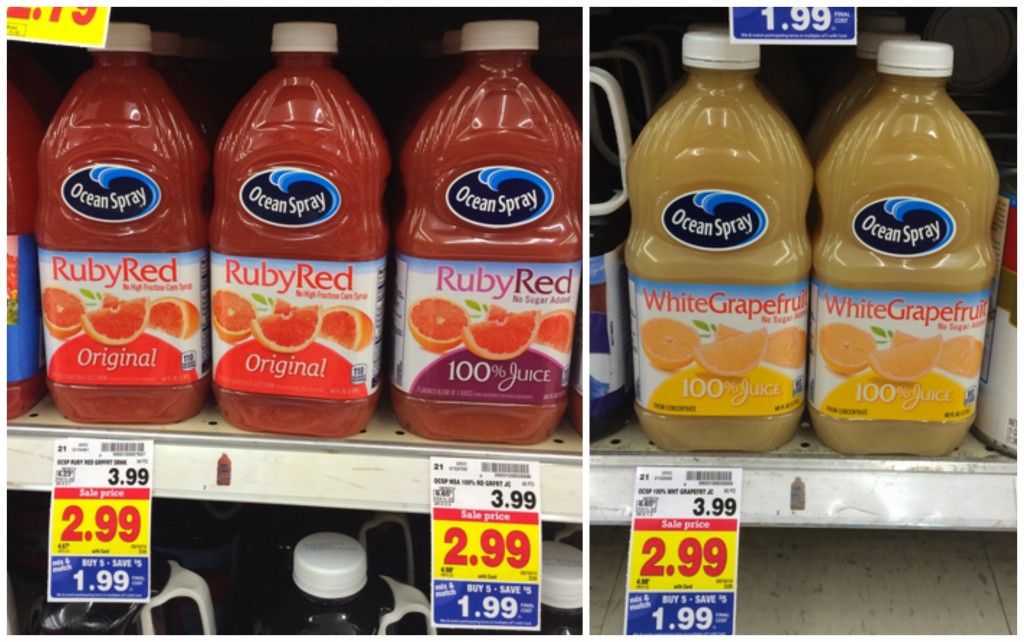 Ocean Spray Grapefruit Juice kroger