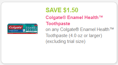 Colgate Enamel coupon