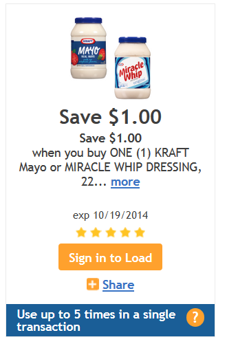 Kraft mayo coupon
