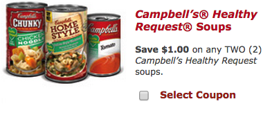  Campbell's Healthy Request Soup Coupon
