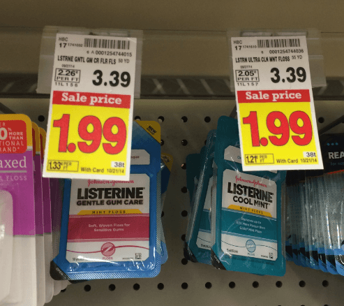 listerine floss