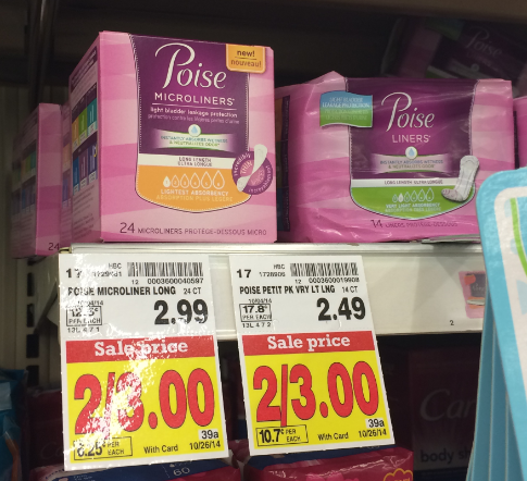 poise liners