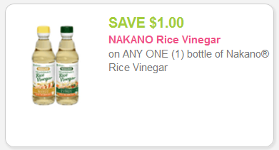 rice vinegar coupon