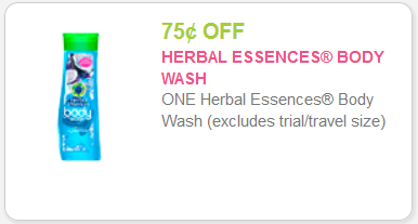 Herbal Essences Body wash coupon