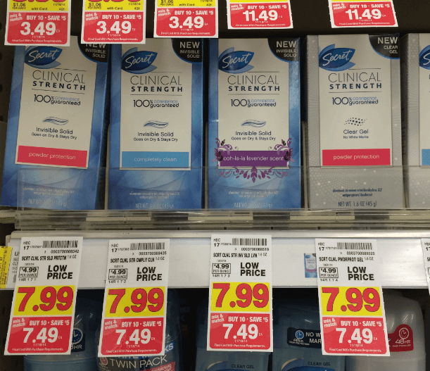 Secret Clinical Kroger