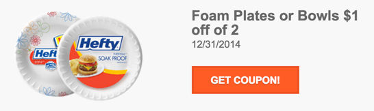 Hefty Foam Plates and Bowls