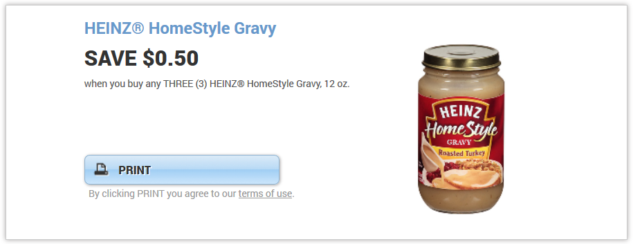 heinz gravy coupon