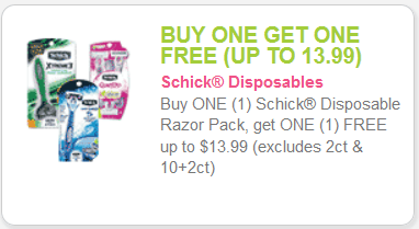schick coupon