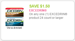 Excedrin coupon