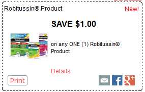 Robitussin coupon