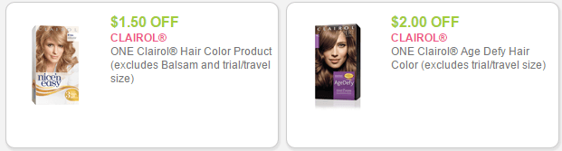 clairol coupons