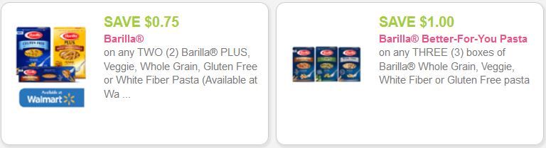 Barilla coupons