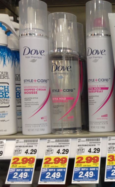 Dove hair treatment