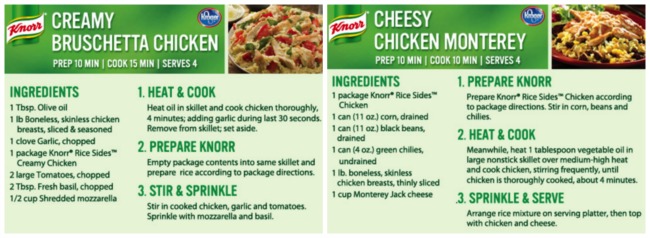Knorr Recipes