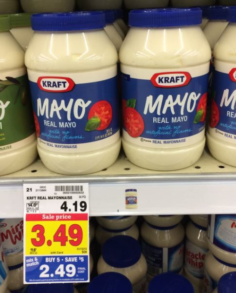 Kraft Real Mayo ONLY $1.74 with Kroger Mega Sale! - Kroger Krazy