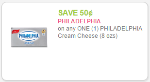 Philadelphia cream cheese coupon