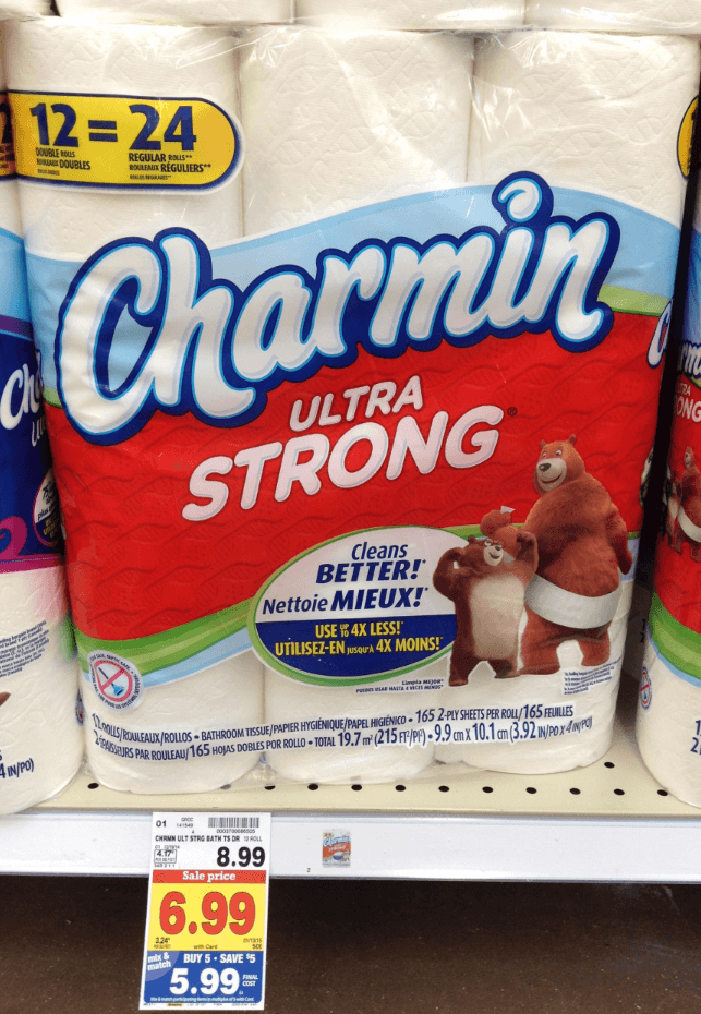 NEW Charmin Coupons As Low As 0 34 Per Double Roll With Kroger Mega 