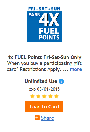 4x fuel points