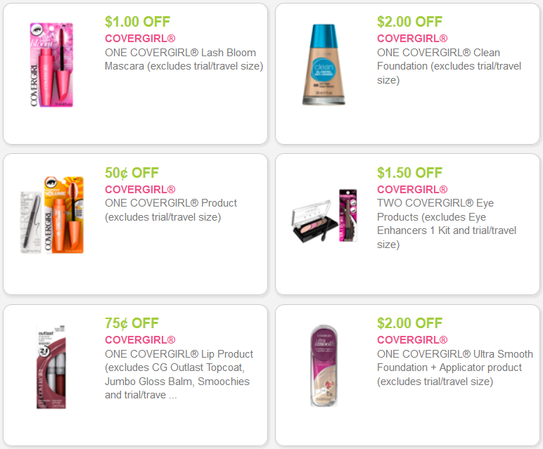 Covergirl coupons