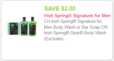 Irish Springs coupon