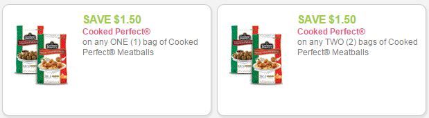 Cooked perfect meatball coupons