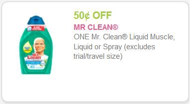 Mr Clean coupon