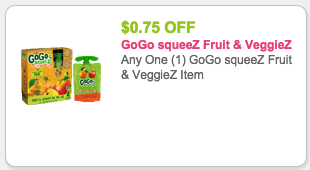 GoGo Fruit & VeggieZ Coupon