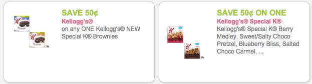 Kellogg's Bars coupons