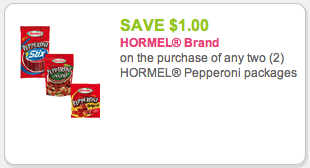 Hormel Pepperoni coupons