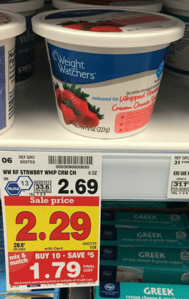 Weight Watchers Cream Cheese