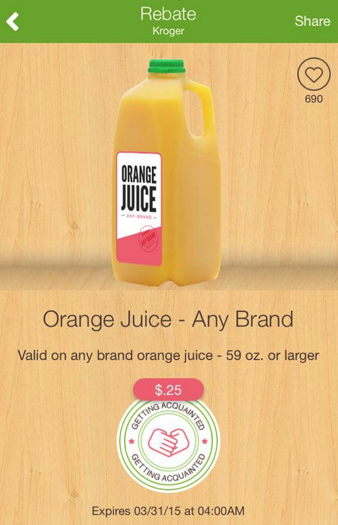 Kroger Orange Juice