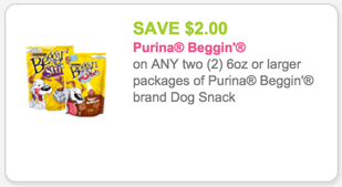 Beggin' Dog Snacks Coupon