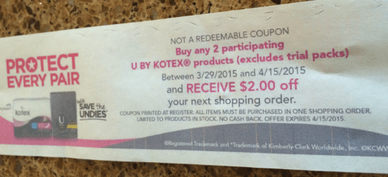 u by kotex catalina