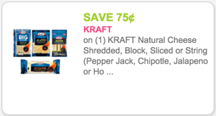 Kraft cheese coupon