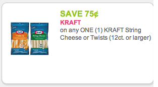Kraft STRING Cheese Coupon