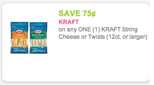 Kraft STRING Cheese Coupon