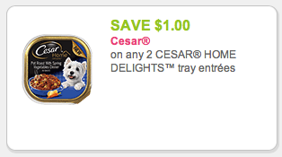 cesar dog food coupon