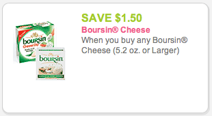 boursin cheese coupon