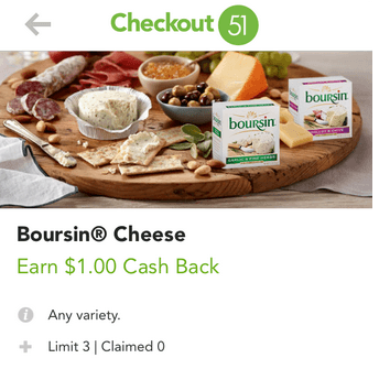 boursin cheese coupon