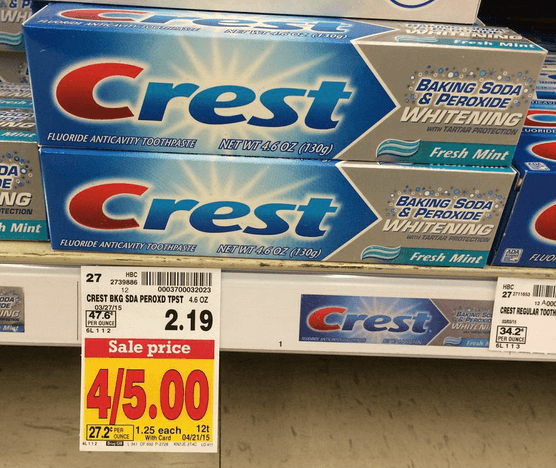 Crest Toothpaste Kroger