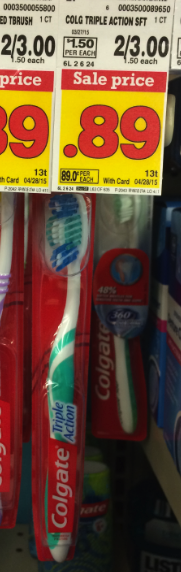 Colgate Triple Action Toothbrushes
