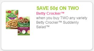 Suddenly Salad coupon