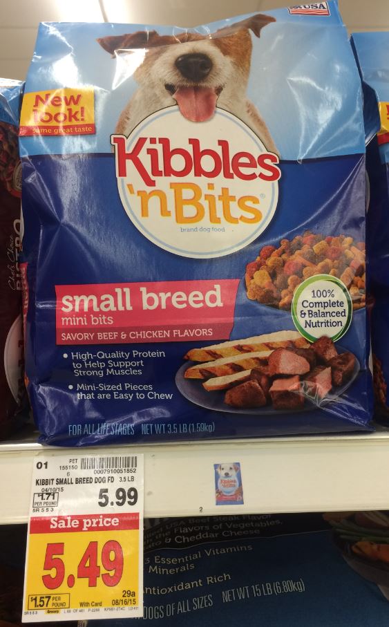 NEW Kibbles ‘n Bits Coupon = Dry Dog Food for 4.49 at Kroger! Kroger