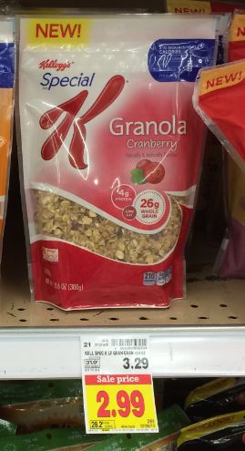 Special K granola