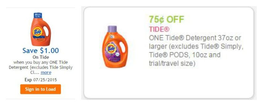 Tide Coupons