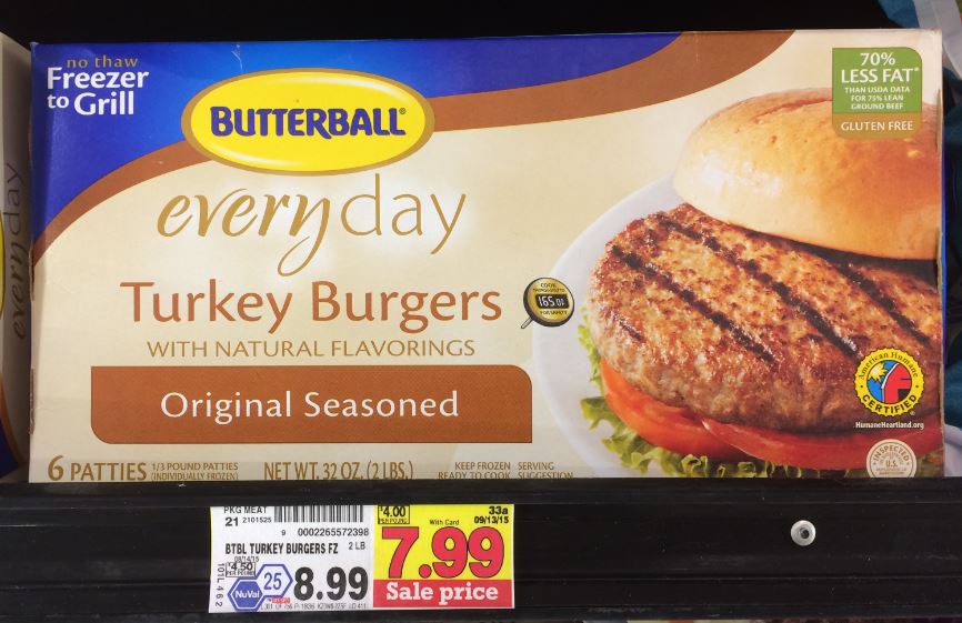 butterball turkey burgers