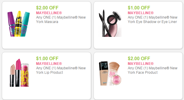 new maybelline coupons
