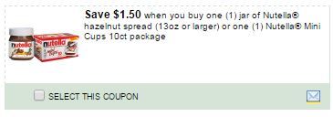 nutella coupon